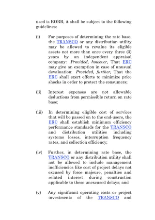 What Is A Rorb Model Republic act no 9136 (2001) | PDF