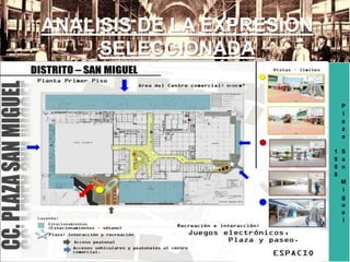 1
9
9
8
P
l
a
z
a
S
a
n
M
i
g
u
e
l
ANALISIS DE LA EXPRESION
SELECCIONADA
 