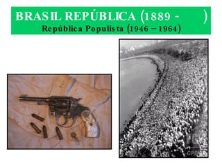 BRASIL REPÚBLICA (1889 -  ) República Populista (1946 – 1964) 