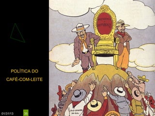 POLÍTICA DO
   CAFÉ-COM-LEITE




01/31/13   35
 