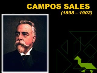 CAMPOS SALES
                      (1898 – 1902)




01/31/13   46
 