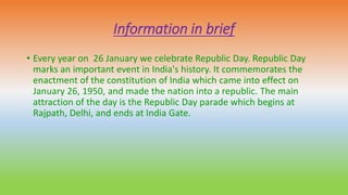 Information on republic day best sale