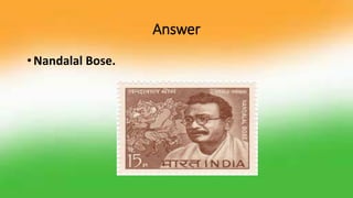 Answer
• This portrait of Gandhiji used in Banknotes (Indian currency).
 