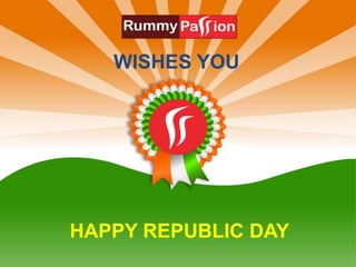 WISHES YOU
HAPPY REPUBLIC DAY
 