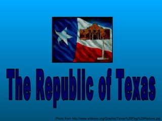 Photo from http://www.srttexas.org/Graphic/Texas%20Flag%20Redone.jpg
 
