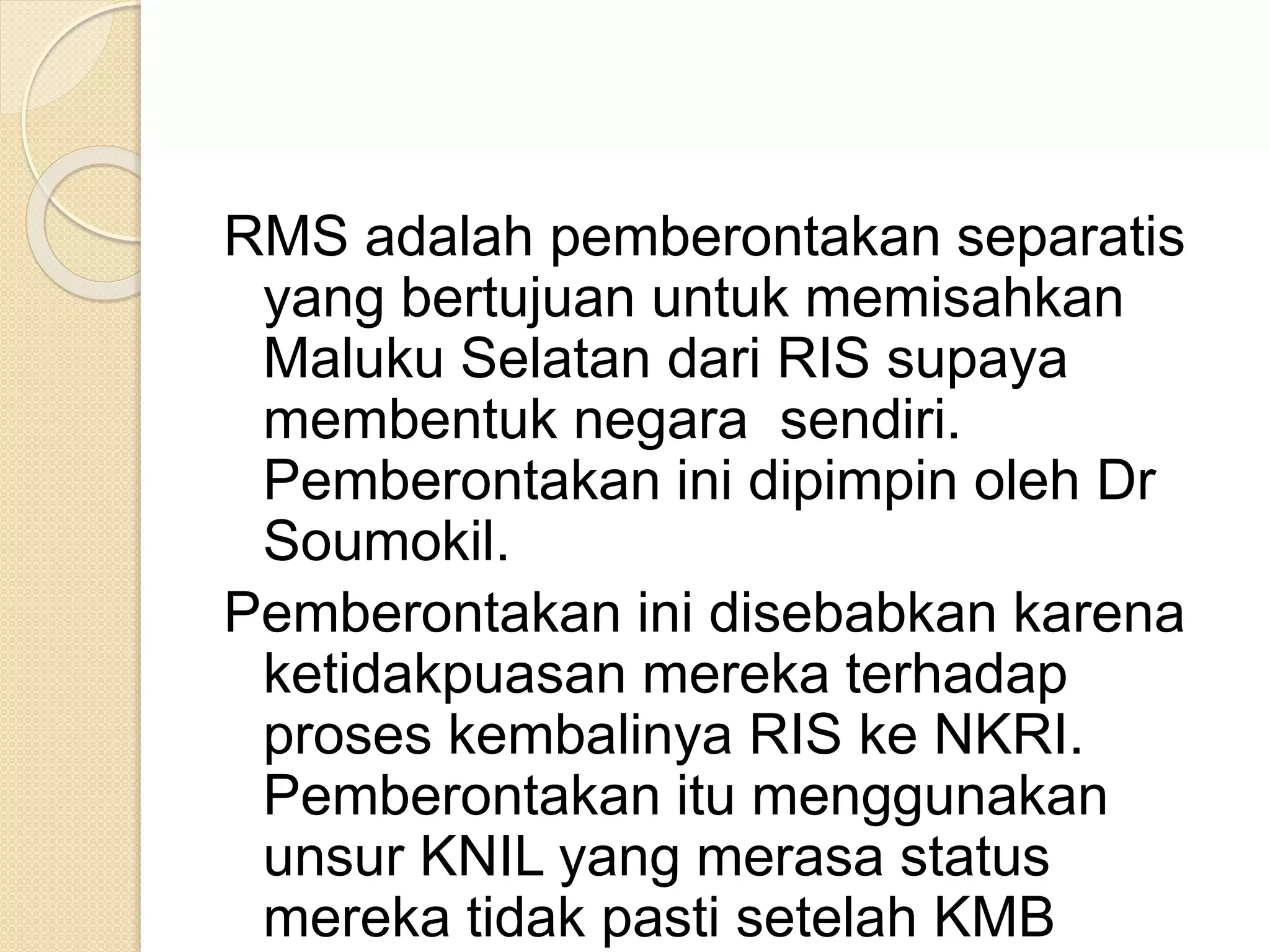 Republik Maluku selatan | PPTX