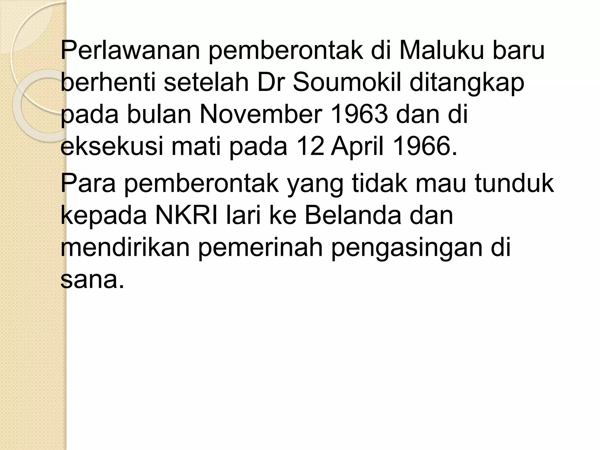 Tokoh Rms Republik Maluku selatan | PPTX