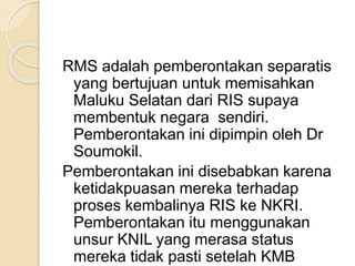 Tokoh Rms Republik Maluku selatan | PPTX