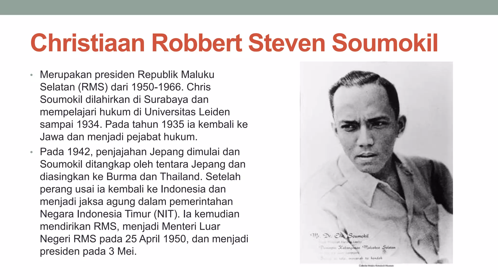 Republik maluku selatan (rms) | PPTX