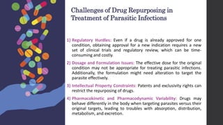 Repurposing drugs in treatment of parasitic infections..pptx