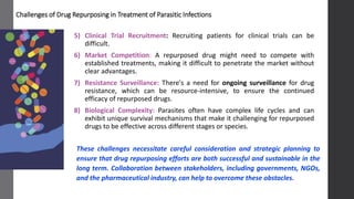 Repurposing drugs in treatment of parasitic infections..pptx