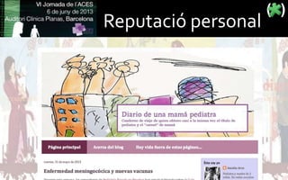 Reputació personal
 