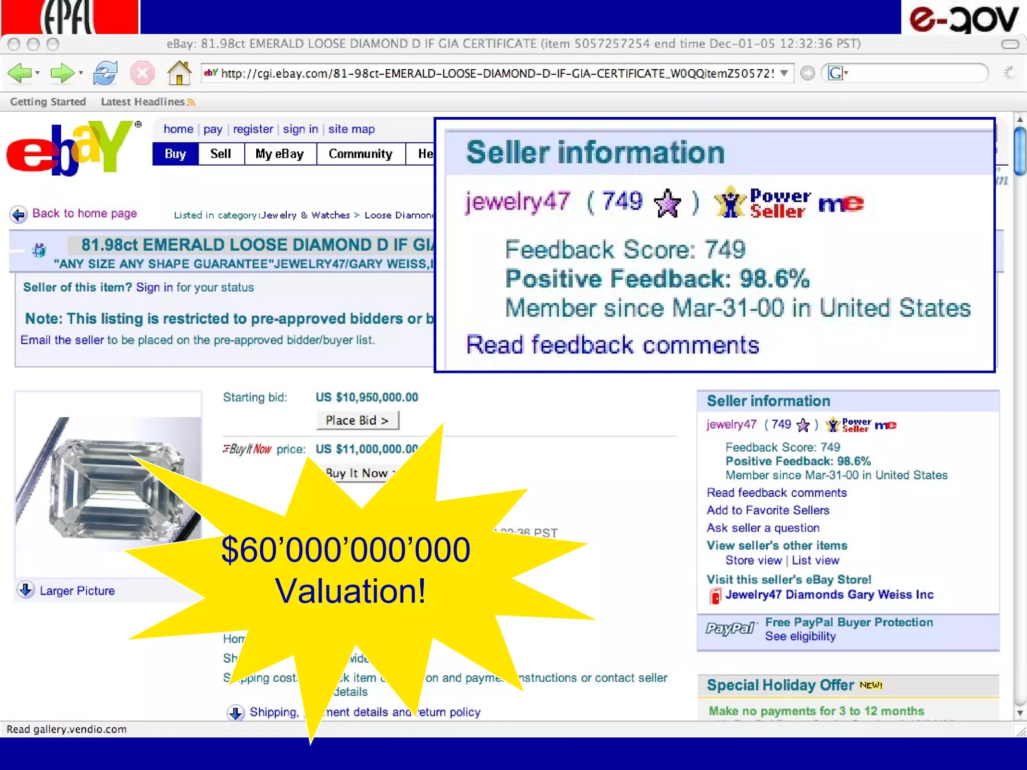 $60’000’000’000 Valuation!