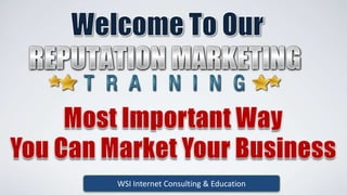 WSI Internet Consulting & Education

 