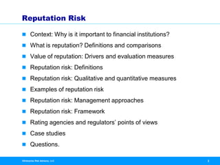 Reputation Risk Management Pdf Reputation risk | PDF
