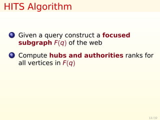 Reputation Systems I