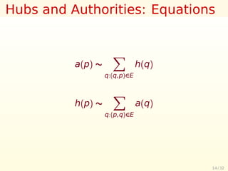 Reputation Systems I