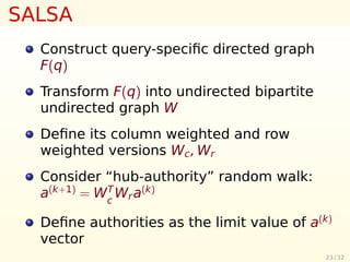 Reputation Systems I