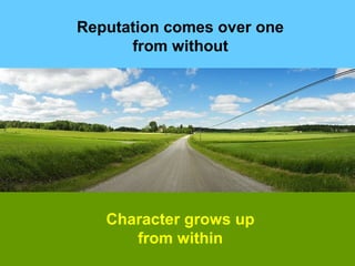 Reputation and Character | PPT