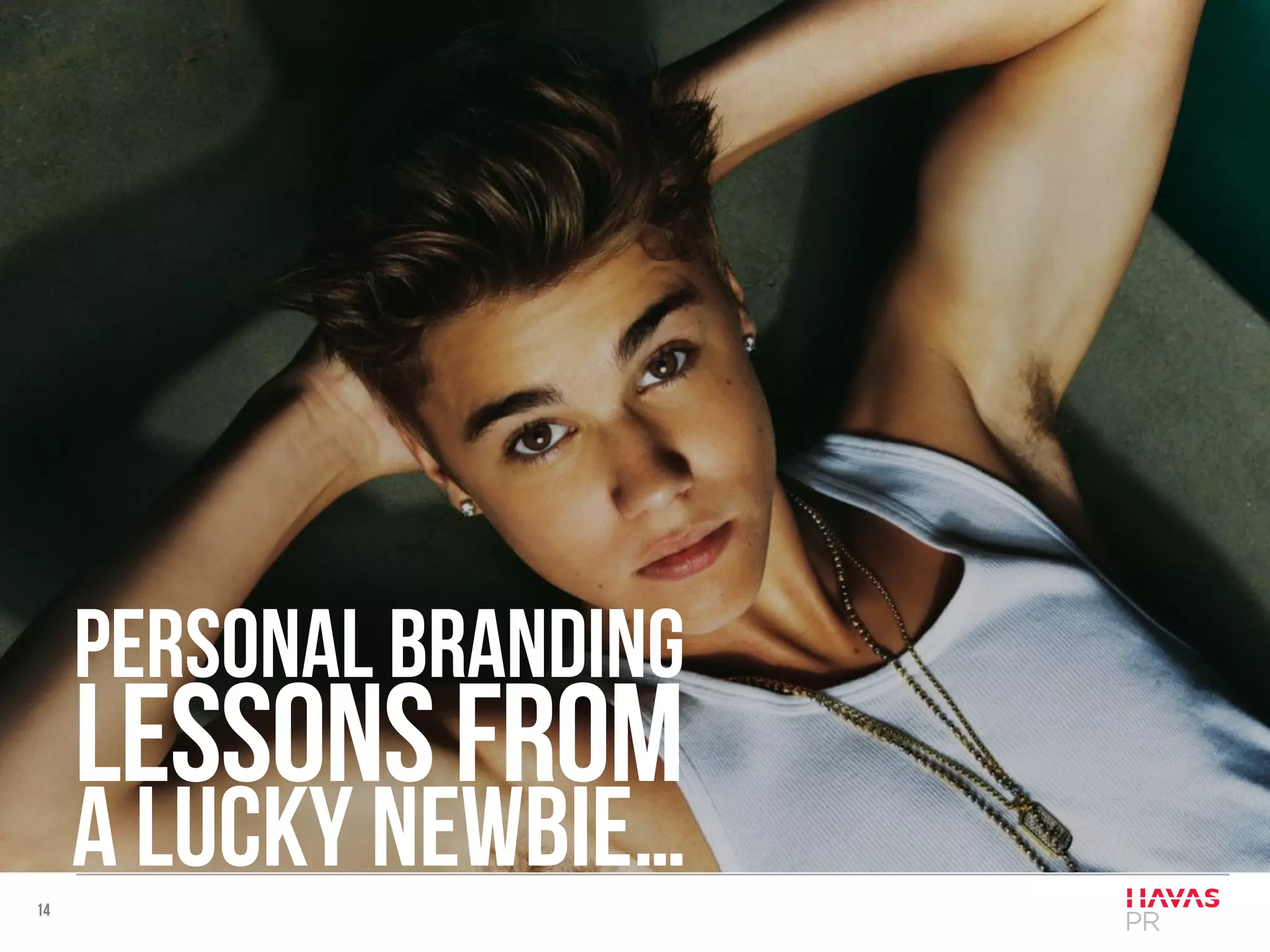 14
Personal branding
lessonsfrom
a lucky newbie…
