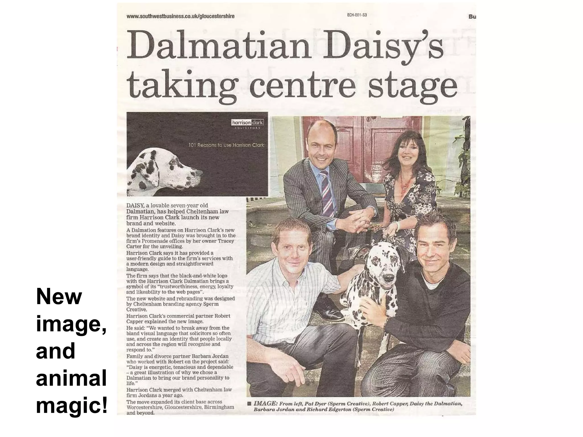 New image,  and animal magic! 