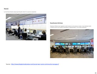 • Source: h"p://www.blogdumoderateur.com/social-­‐war-­‐rooms-­‐community-­‐managers/ 
25 
 