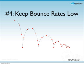 #4: Keep Bounce Rates Low




                               #SGWebinar
Tuesday, April 24, 12
 