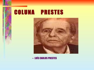 COLUNA  PRESTES LUÍS CARLOS PRESTES 