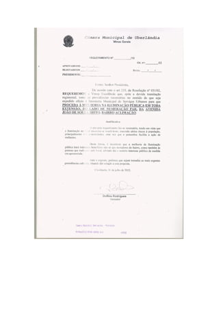 Requerimentos agosto/2012  - Primeiras sessões