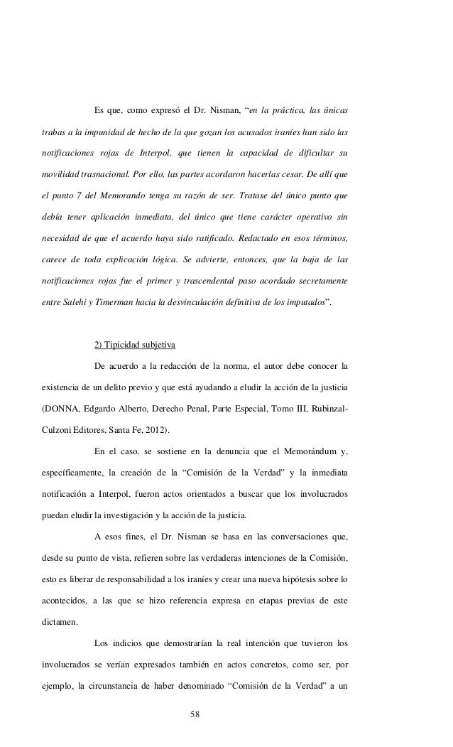 Texto Completo De La Imputacion Contra Cristina Kirchner