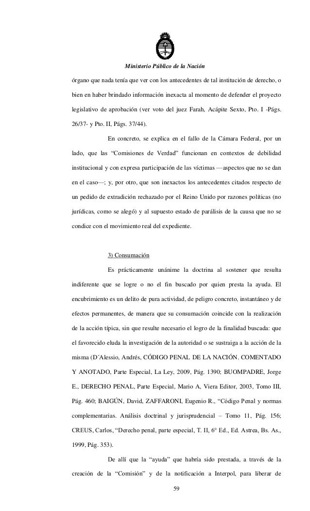 Texto Completo De La Imputacion Contra Cristina Kirchner