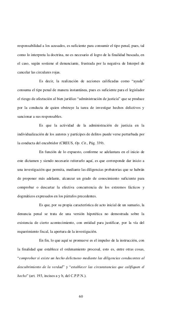 Texto Completo De La Imputacion Contra Cristina Kirchner