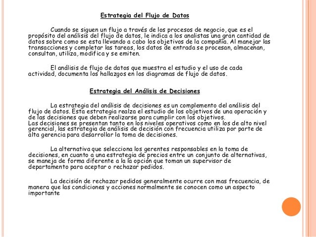 Requerimientos de un sistema de informacion