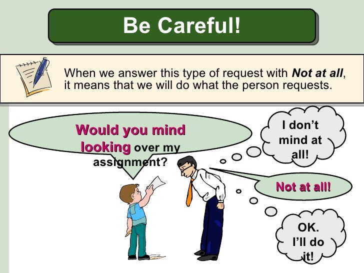 Requests Can Could Will Would Would You Mind Requests Can Could Will Would Would You Mind