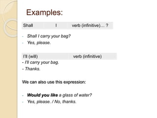 Shall I Example Requests permission offer | PPTX