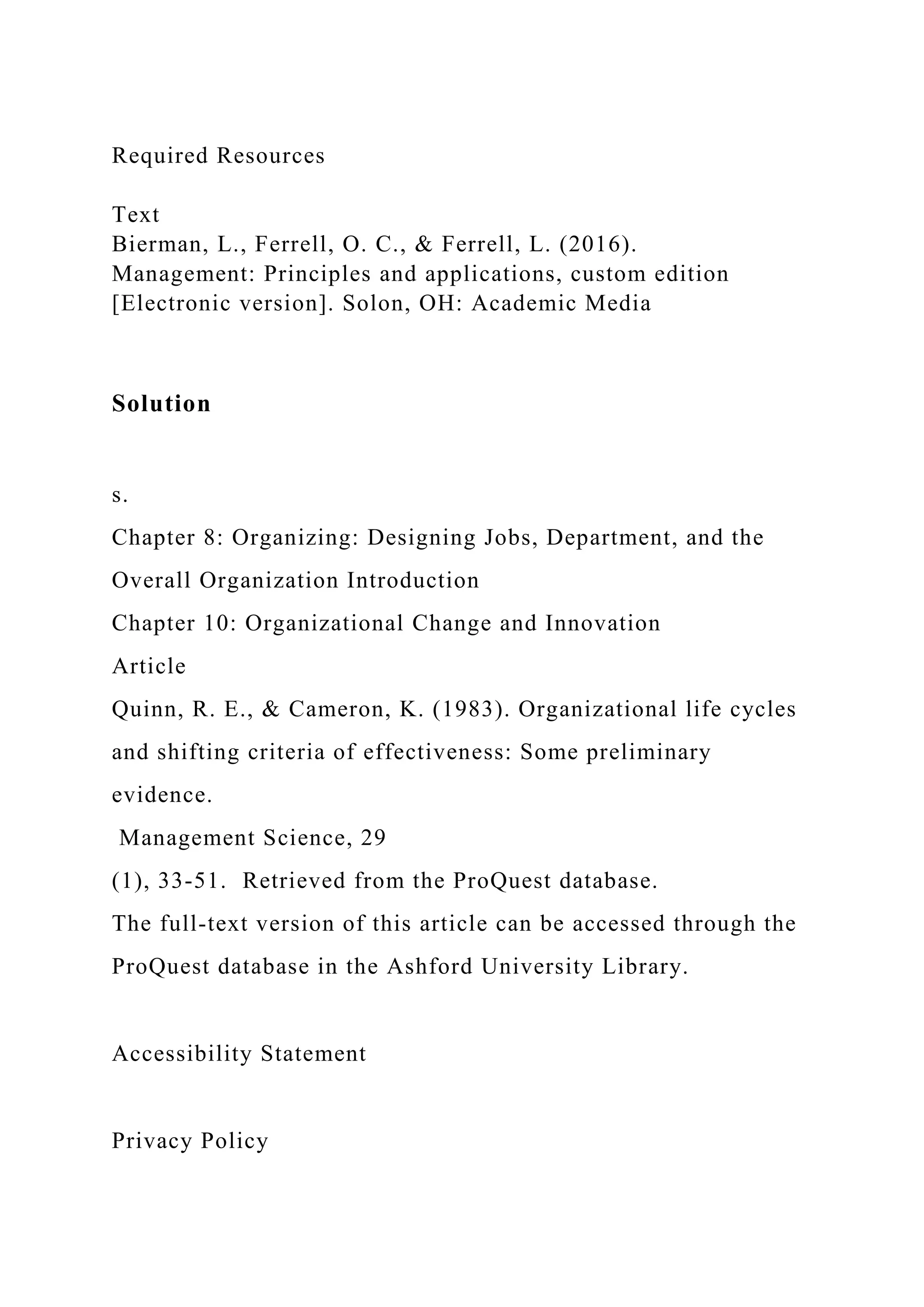 Required ResourcesTextBierman, L., Ferrell, O. C., & Ferrell, .docx