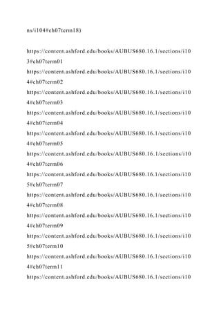 ns/i104#ch07term18)
https://content.ashford.edu/books/AUBUS680.16.1/sections/i10
3#ch07term01
https://content.ashford.edu/books/AUBUS680.16.1/sections/i10
4#ch07term02
https://content.ashford.edu/books/AUBUS680.16.1/sections/i10
4#ch07term03
https://content.ashford.edu/books/AUBUS680.16.1/sections/i10
4#ch07term04
https://content.ashford.edu/books/AUBUS680.16.1/sections/i10
4#ch07term05
https://content.ashford.edu/books/AUBUS680.16.1/sections/i10
4#ch07term06
https://content.ashford.edu/books/AUBUS680.16.1/sections/i10
5#ch07term07
https://content.ashford.edu/books/AUBUS680.16.1/sections/i10
4#ch07term08
https://content.ashford.edu/books/AUBUS680.16.1/sections/i10
4#ch07term09
https://content.ashford.edu/books/AUBUS680.16.1/sections/i10
5#ch07term10
https://content.ashford.edu/books/AUBUS680.16.1/sections/i10
4#ch07term11
https://content.ashford.edu/books/AUBUS680.16.1/sections/i10
 