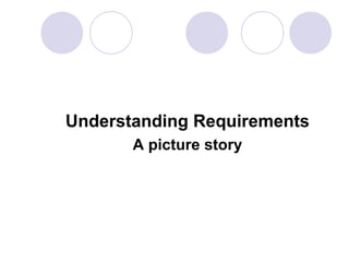 Understanding Requirements
A picture story
 