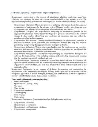 requirement engineering process.pdfddddddddddddddddddd | PDF