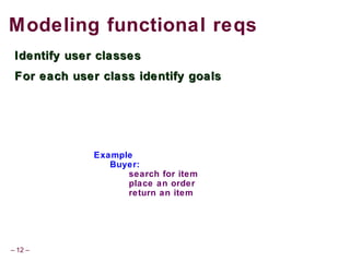 Requirement modeling | PPT