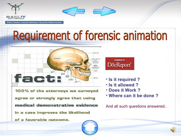 Requirement Of Forensic Animation Silent Requirement Of Forensic Animation Silent