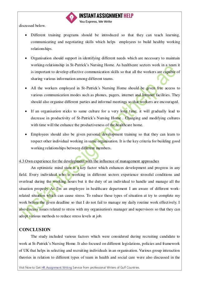 Requirement of human resource management in an organization Requirement of human resource management in an organization