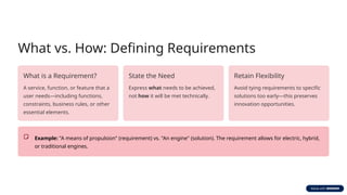 Software Engineering Requirement and Agile User Stories | PPTX