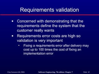 Requirements Engineering Processes in Software Engineering SE6 | PPT