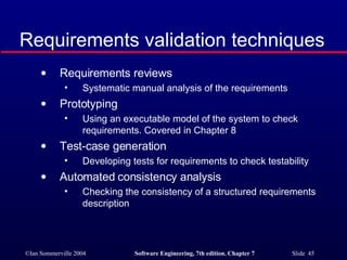 Requirements Engineering Processes in Software Engineering SE6 | PPT