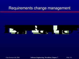 Requirements change management 