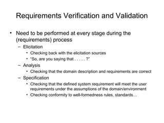 Requirements analysis lecture | PPT