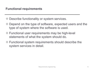 Requirements engineering | PPTX