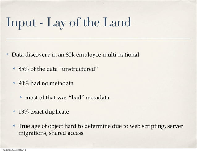 Requirements for Managing Unstructured Data | PDF | Search | Internet