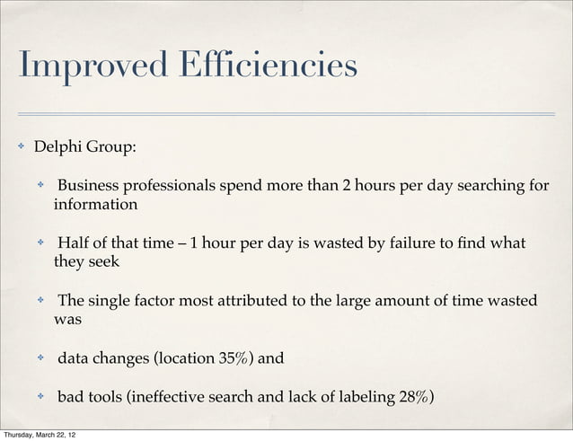 Requirements for Managing Unstructured Data | PDF | Search | Internet